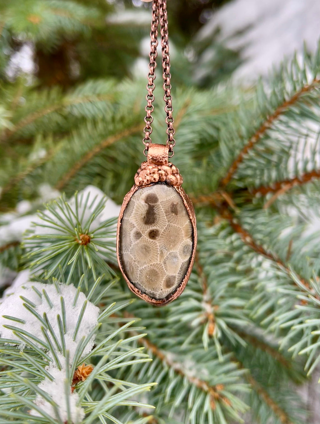 Petoskey Stone Necklace