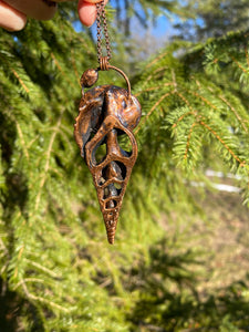 One of Kind Copper plated necklace